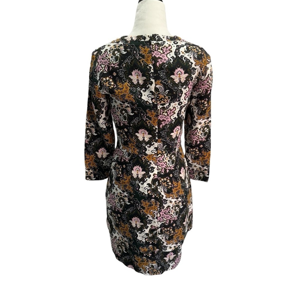 A.L.C. Black Round Neck Lined Knee Length Dress Size 2 - Picture 11 of 15